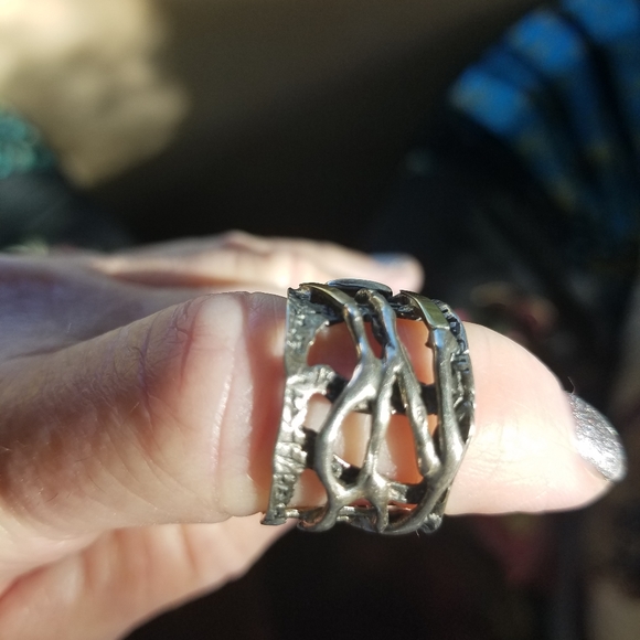 STERLING OPAL RING - Picture 6 of 10